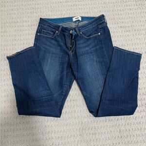 Paige Skyline Ankle Peg Blue Jeans